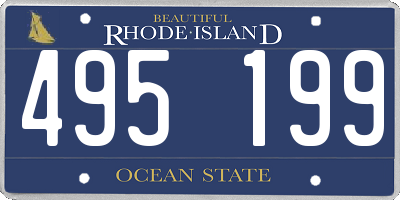 RI license plate 495199