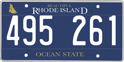 RI license plate 495261