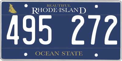RI license plate 495272