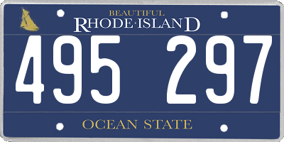 RI license plate 495297