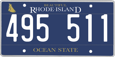 RI license plate 495511