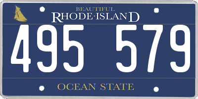RI license plate 495579