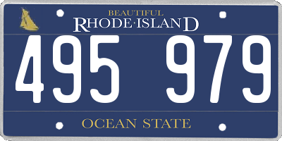 RI license plate 495979