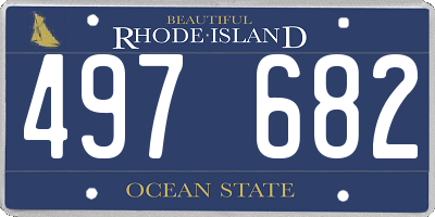 RI license plate 497682