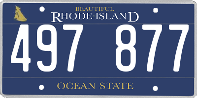RI license plate 497877