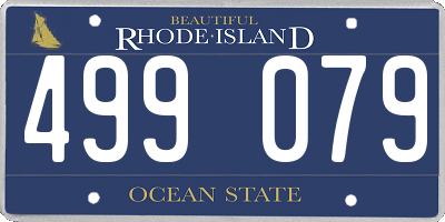 RI license plate 499079