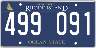 RI license plate 499091