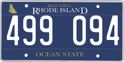 RI license plate 499094