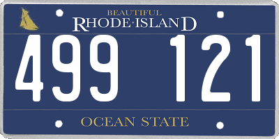 RI license plate 499121
