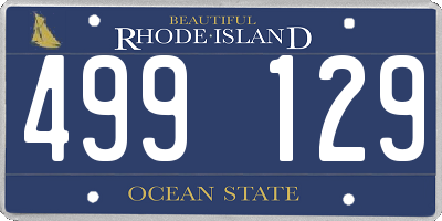 RI license plate 499129