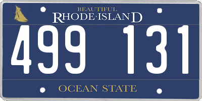 RI license plate 499131