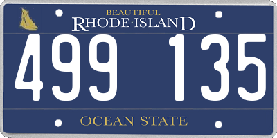 RI license plate 499135