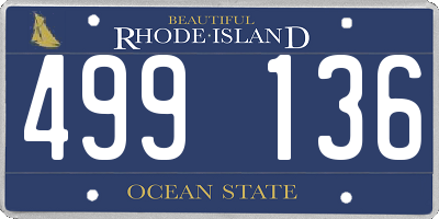 RI license plate 499136