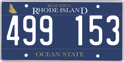 RI license plate 499153