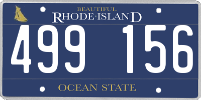 RI license plate 499156
