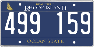 RI license plate 499159