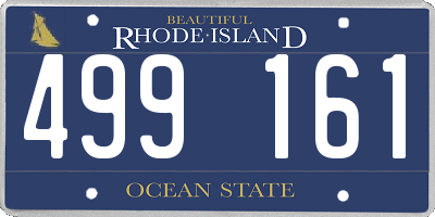 RI license plate 499161