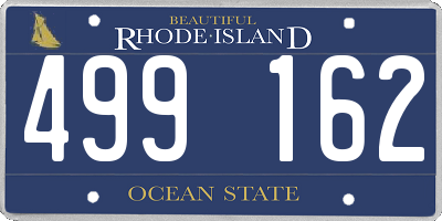 RI license plate 499162