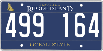 RI license plate 499164