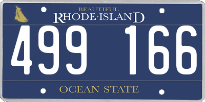 RI license plate 499166