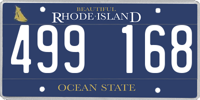 RI license plate 499168