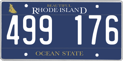 RI license plate 499176