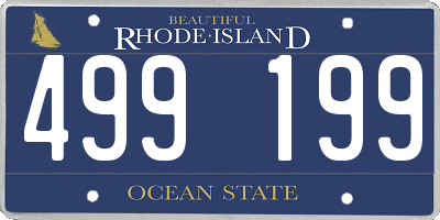 RI license plate 499199