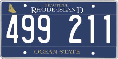 RI license plate 499211