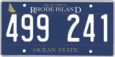 RI license plate 499241