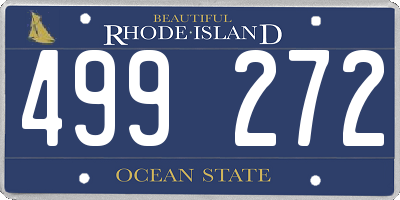 RI license plate 499272