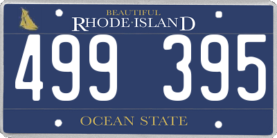 RI license plate 499395