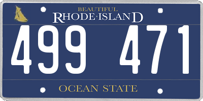 RI license plate 499471