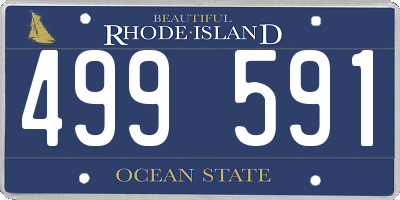 RI license plate 499591