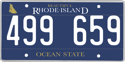 RI license plate 499659