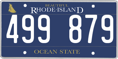 RI license plate 499879
