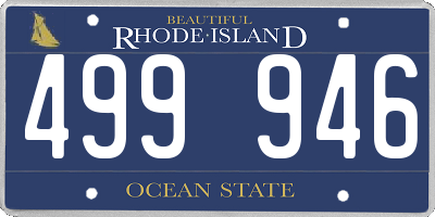 RI license plate 499946