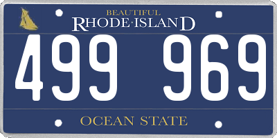 RI license plate 499969