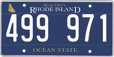 RI license plate 499971