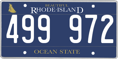 RI license plate 499972