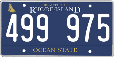 RI license plate 499975