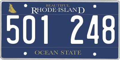 RI license plate 501248