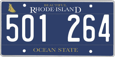 RI license plate 501264