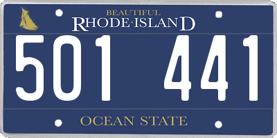 RI license plate 501441