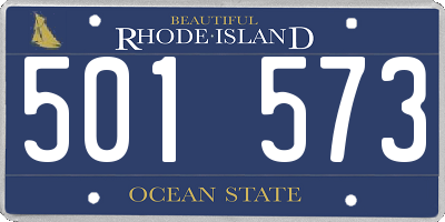 RI license plate 501573