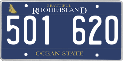 RI license plate 501620