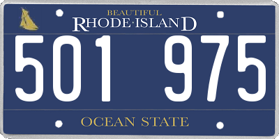 RI license plate 501975