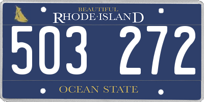 RI license plate 503272