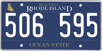 RI license plate 506595