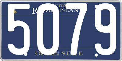 RI license plate 5079