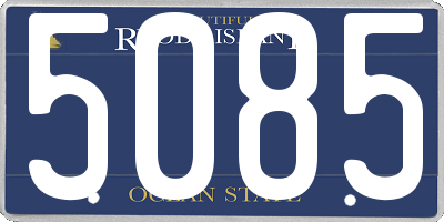 RI license plate 5085